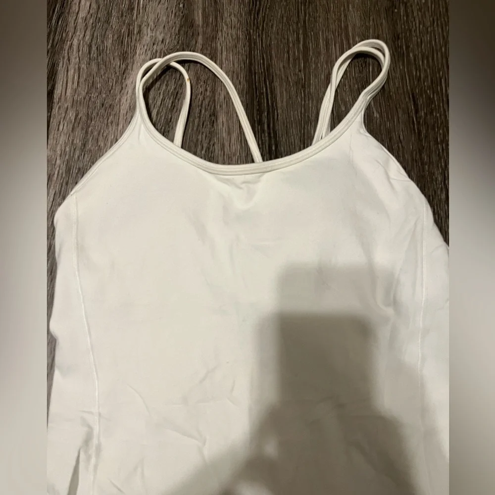 White Lululemon Tank - Picture 2 of 4